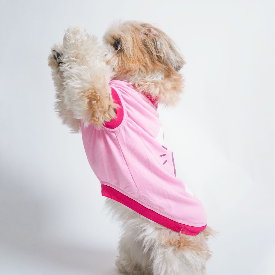 Flamingo Dog T-Shirt - Sleeveless