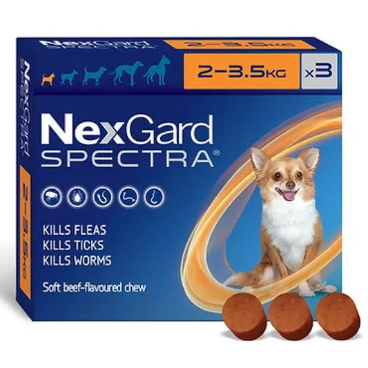 Boehringer Ingelheim Nexgard Spectra 2-3.5kg For Dogs
