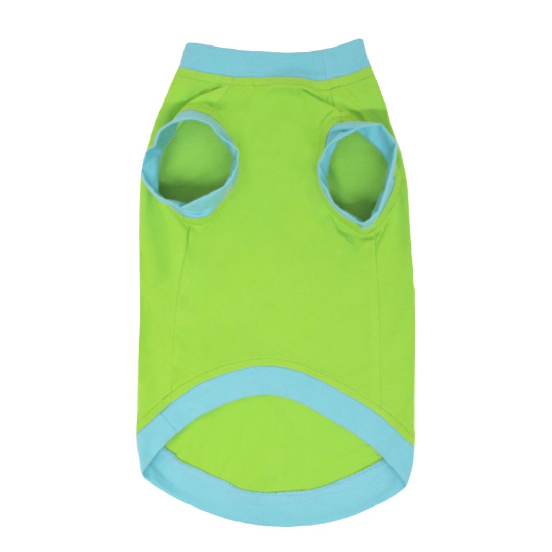 Fern Green Dog T-Shirt - Sleeveless