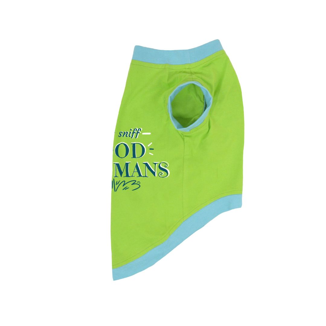 Fern Green Dog T-Shirt - Sleeveless