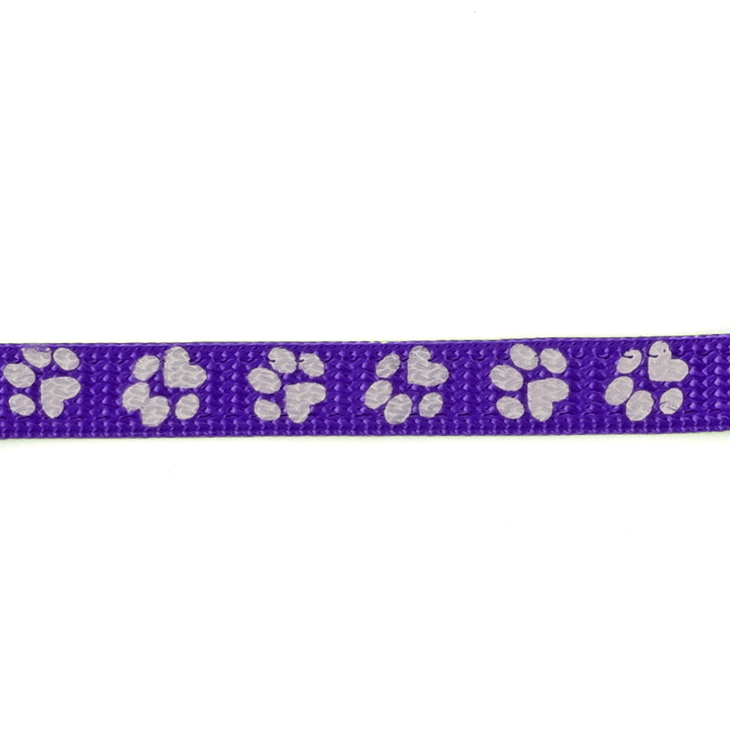 Basil Printed Collar for Cats & Puppies (Purple)