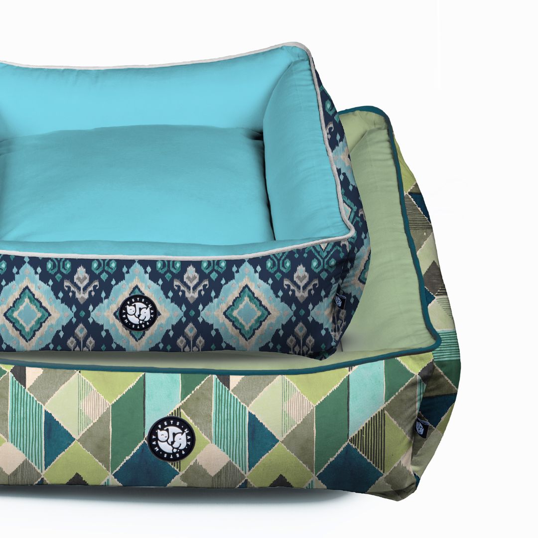 Puzzle - Sage Dog Bed