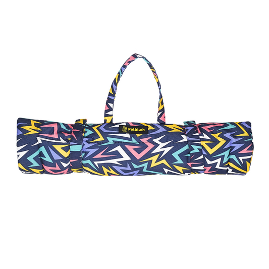 Petblush Abstract Foldable Travel Mat For Dogs and Cats