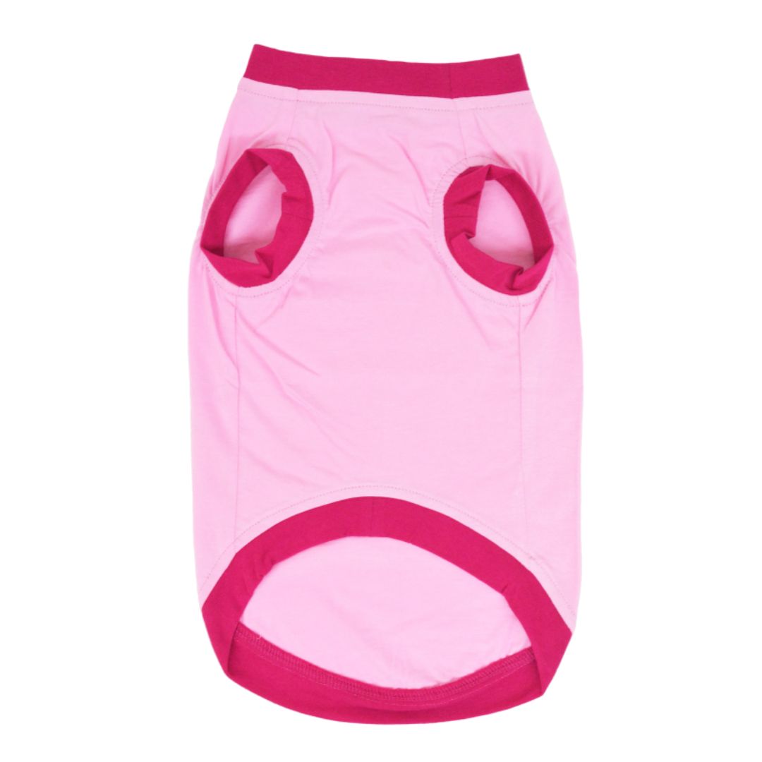 Flamingo Dog T-Shirt - Sleeveless