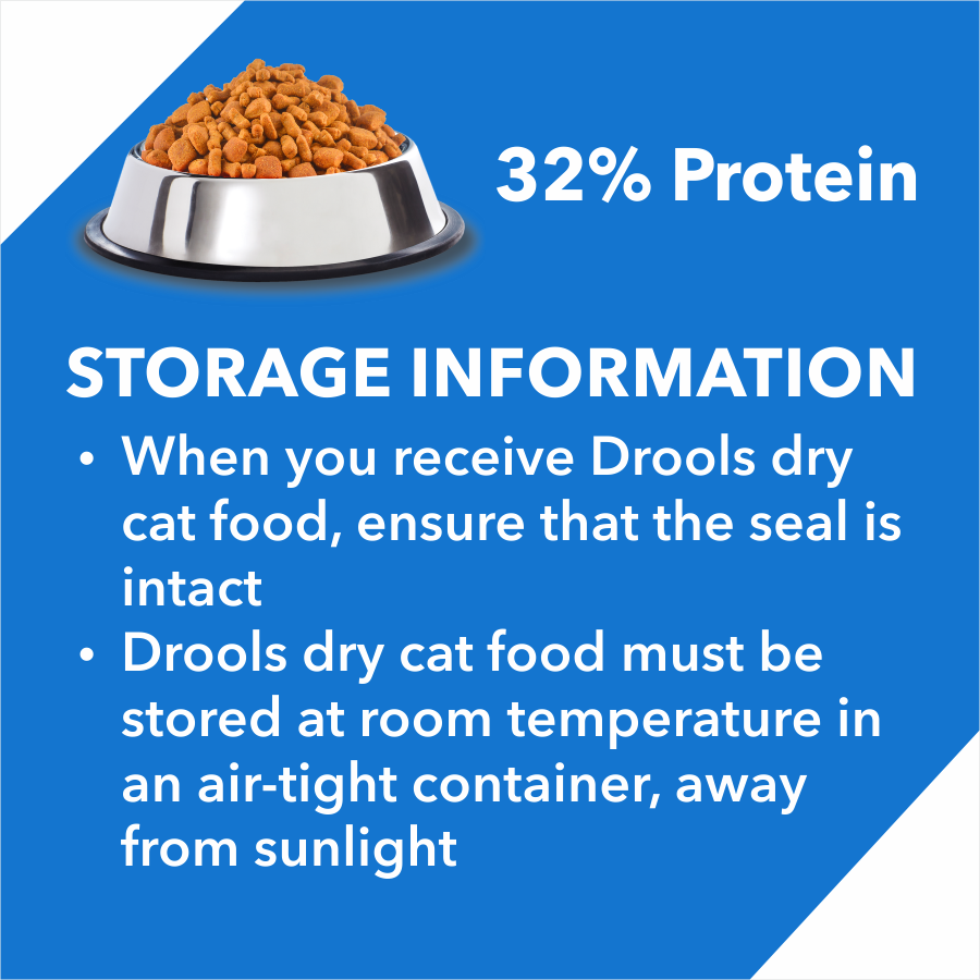 Drools Adult (+1 Year) Mackerel Dry Cat Food - 3 kg