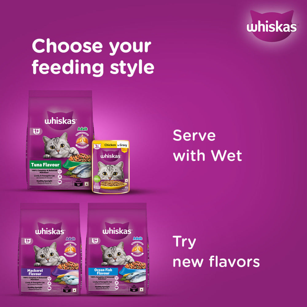 Whiskas Tuna Dry Food For Adult Cat