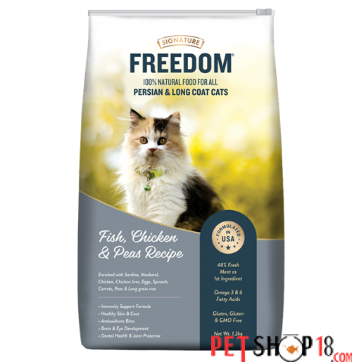Freedom 100% Natural food for all PERSIAN & LONG COAT CATS Dry Food (1.2 Kg)