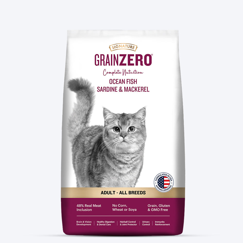 Signature Grain Zero Adult Dry Cat Food (All Breed Formula)