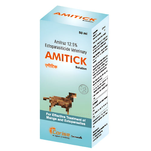 Corise Corise Amitick Amitraz 12.5% Soloution for Dogs