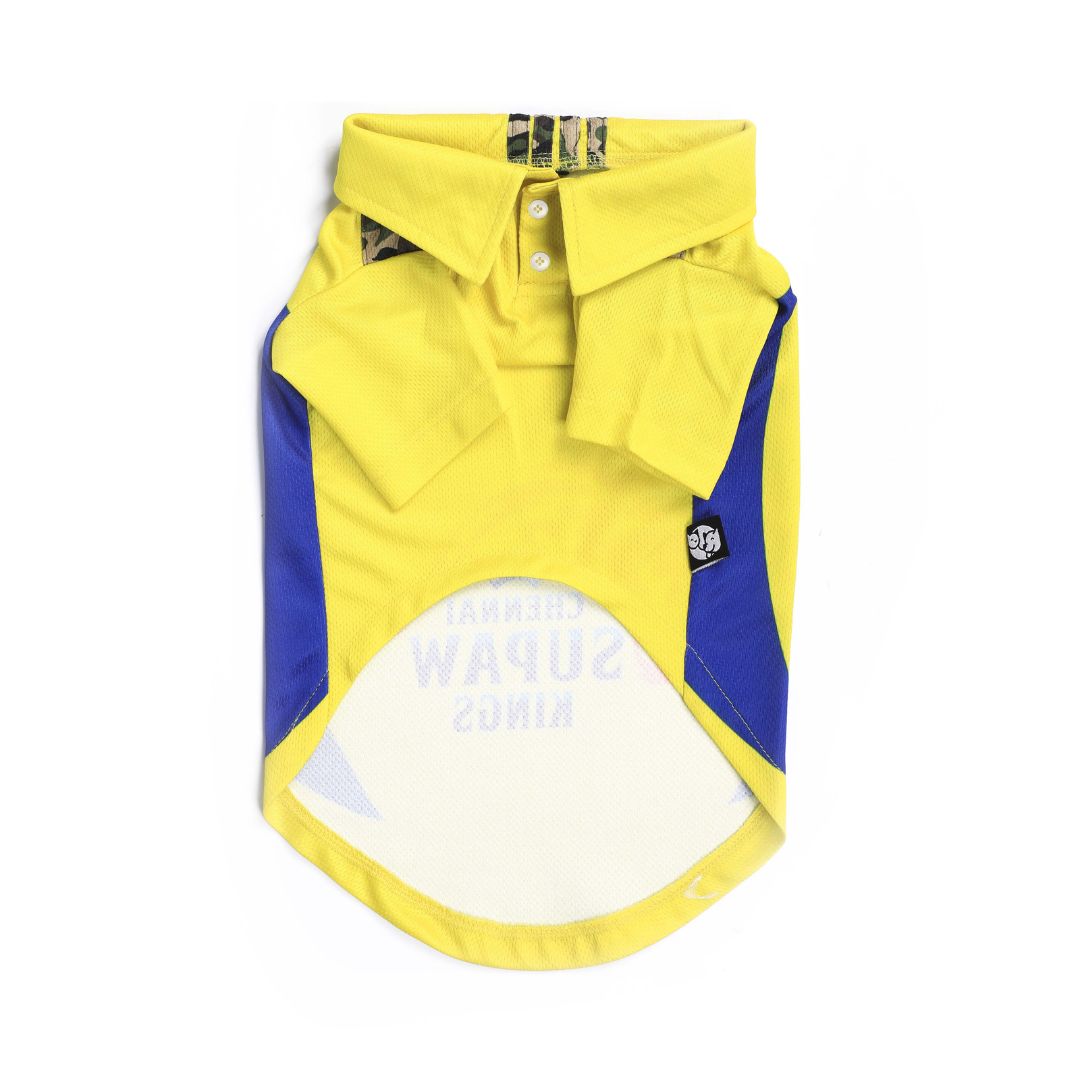 Chennai Supaw Kings (CSK) IPL Dog Jersey