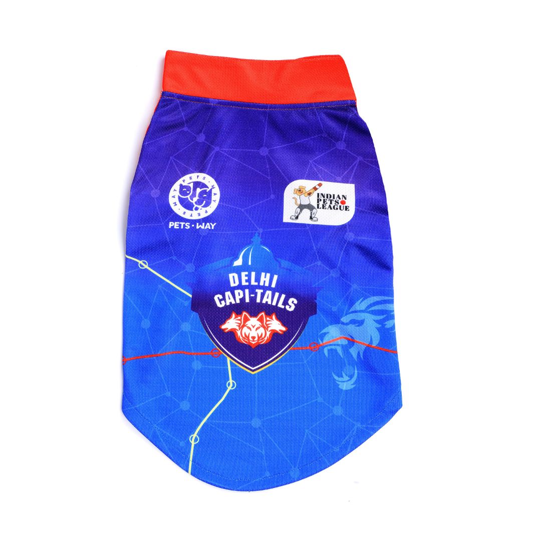 DC IPL Dog Jersey - Delhi Capitails