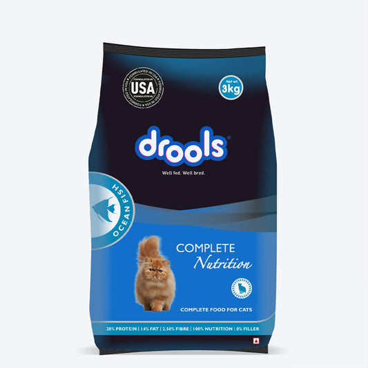 Drools Ocean Fish Dry Food For Cat - 3 kg