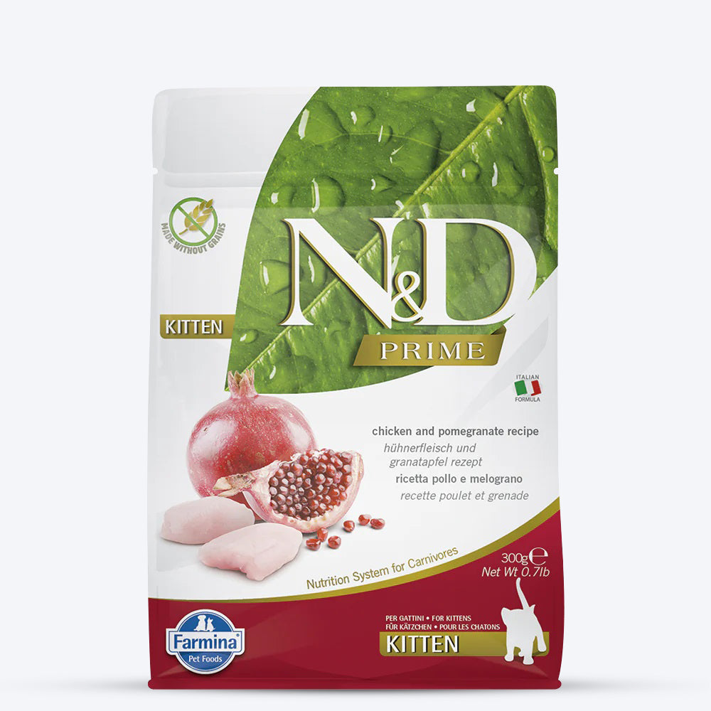 Farmina N&D Chicken & Pomegranate Grain Free Dry Kitten Food