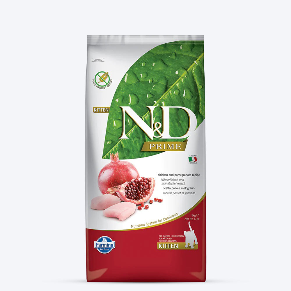 Farmina N&D Chicken & Pomegranate Grain Free Dry Kitten Food