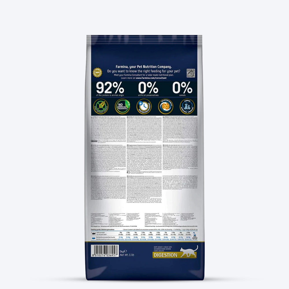 Farmina N&D Quinoa Digestion Grain Free Lamb Fennel & Mint Adult Dry Cat Food