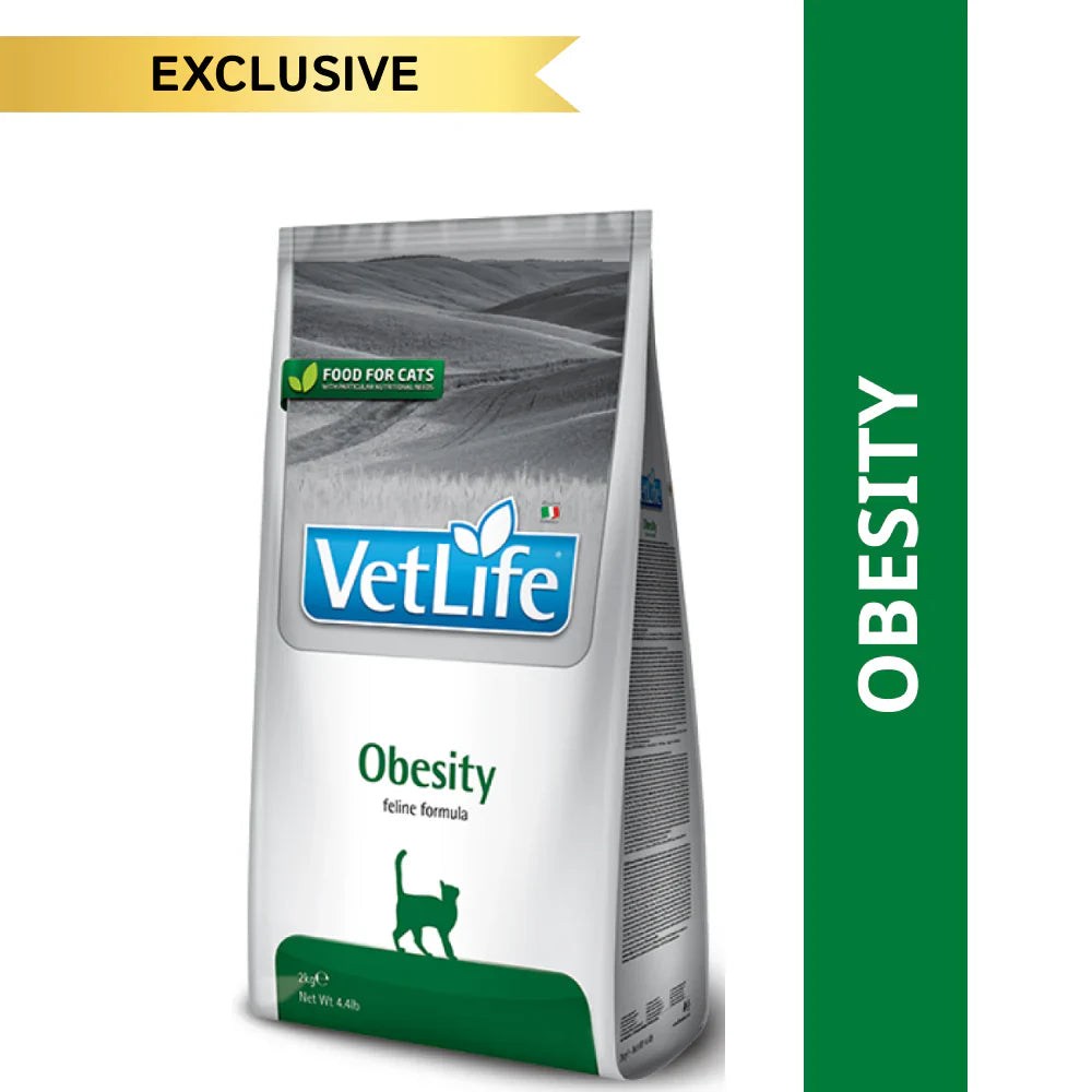 Farmina Vet Life Obesity Feline Formula Cat Dry Food 2KG