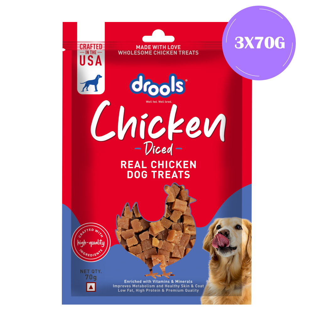 Drools Chicken Diced Dog Treats