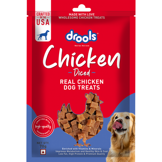 Drools Chicken Diced Dog Treats
