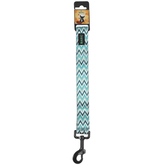 Basil Printed Leash for Dogs and Cats (Green)