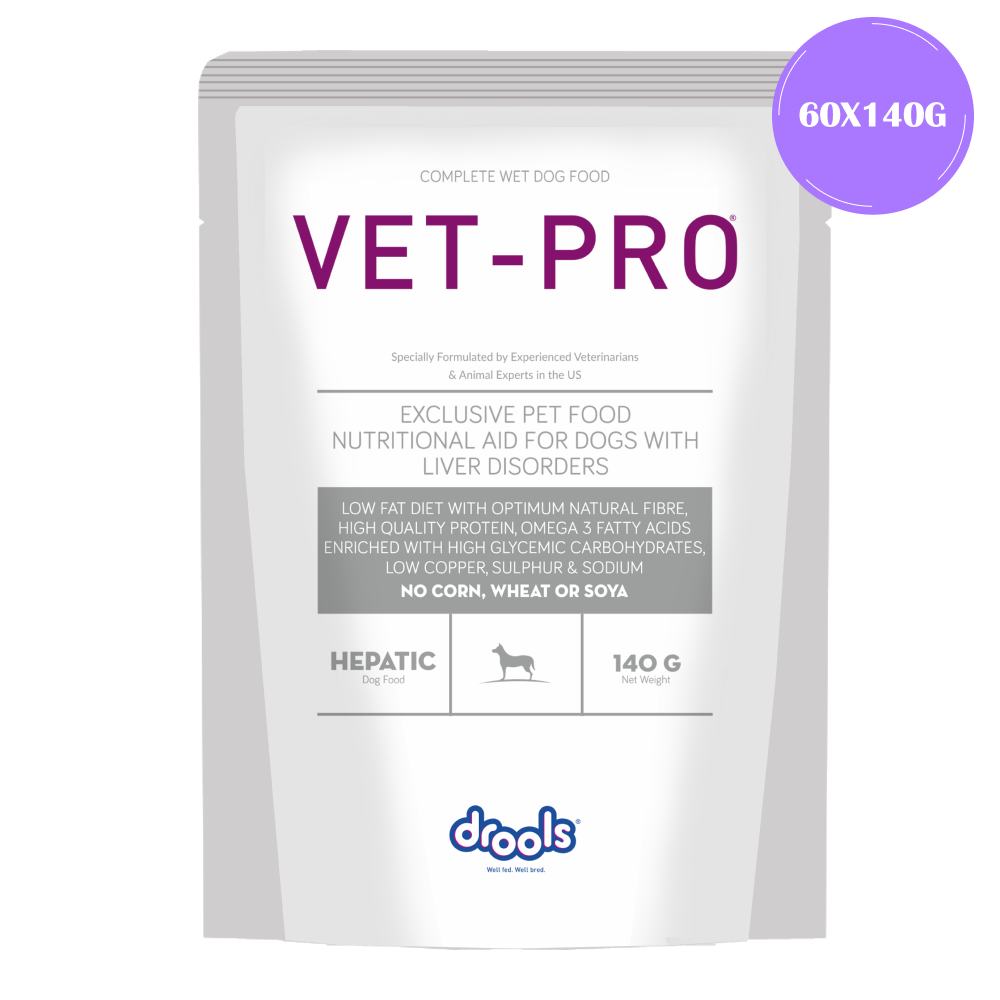 Drools VET PRO Hepatic Pet Wet Food for Dogs