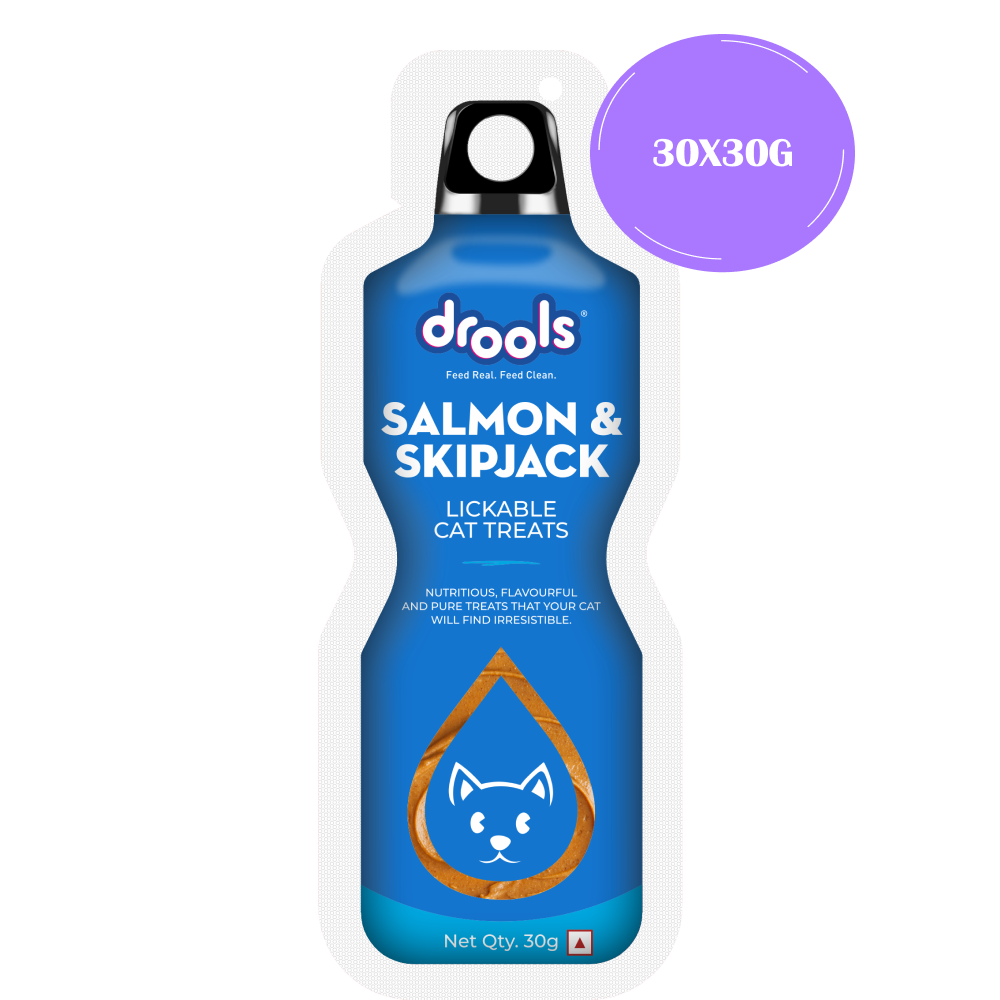 Drools Salmon & Skipjack Creamy Lickable Cat Treats