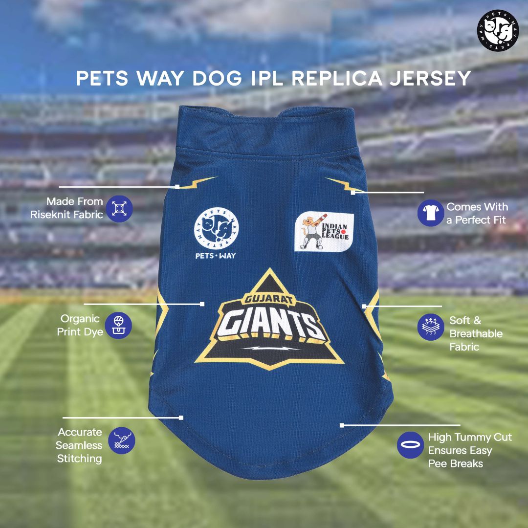 Gujarat Giants GT IPL Dog Jersey