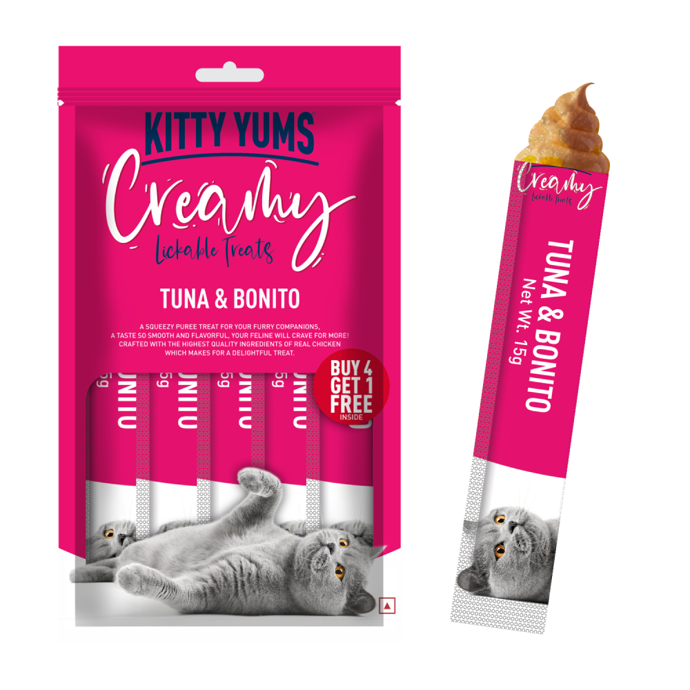 Kitty Yums Tuna & Bonito Creamy Cat Treats