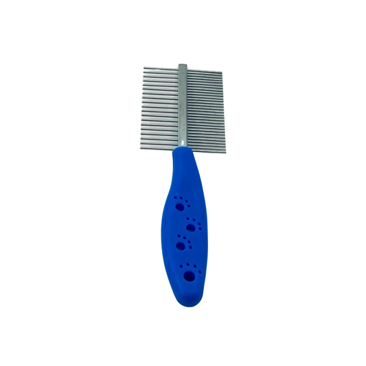 Petblush Double Side Paw Print Grip Comb For Dogs and Cats