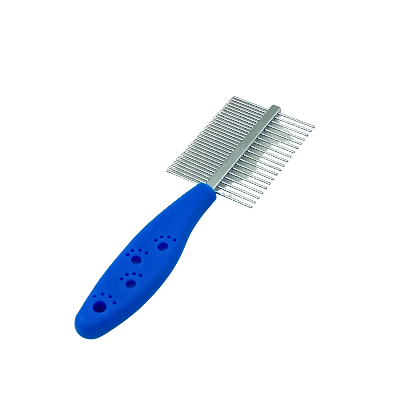 Petblush Double Side Paw Print Grip Comb For Dogs and Cats