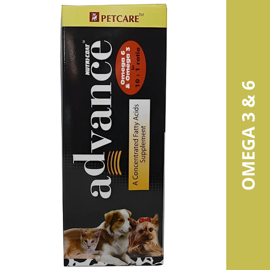 Petcare Nutricoat Advance Omega 3 + 6 Syrup for Dogs and Cats