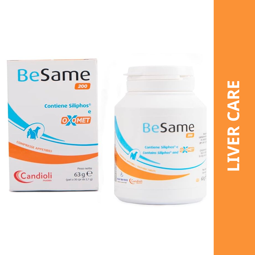 Candioli BeSame Tablet 200 Liver Supplement for Dogs and Cats