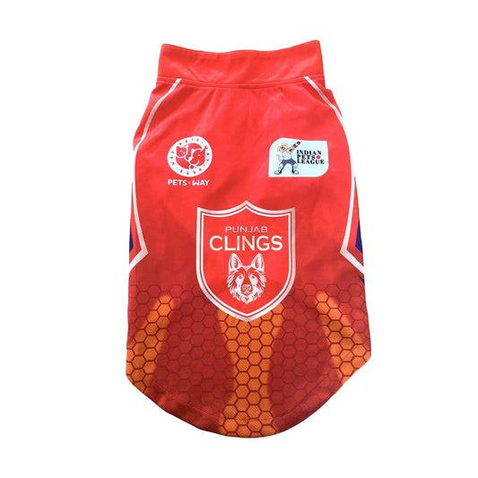Punjab Clings (PBK) IPL  Dog Jersey