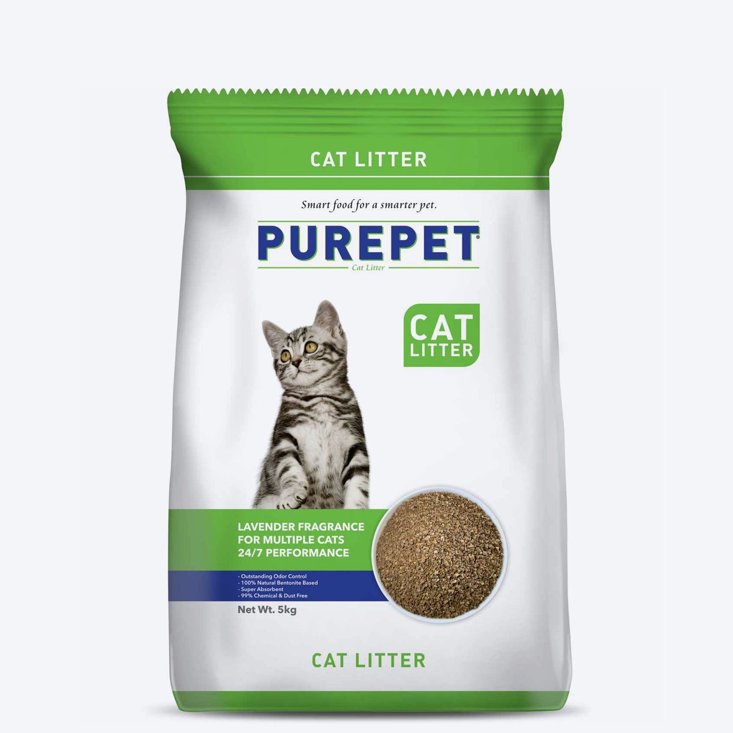 Purepet Lavender Scented Clumping Cat Litter