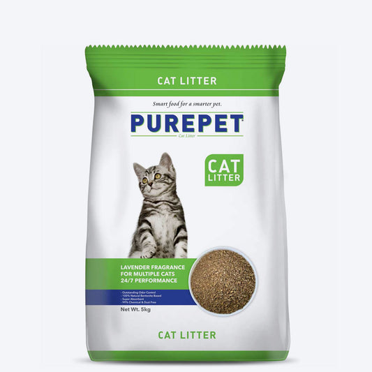 Purepet Lavender Scented Clumping Cat Litter