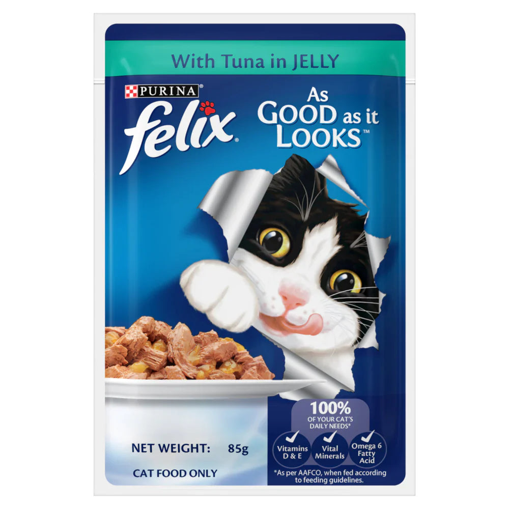 Purina Felix Tuna with Jelly Adult Complete and Balanced Cat Wet Food