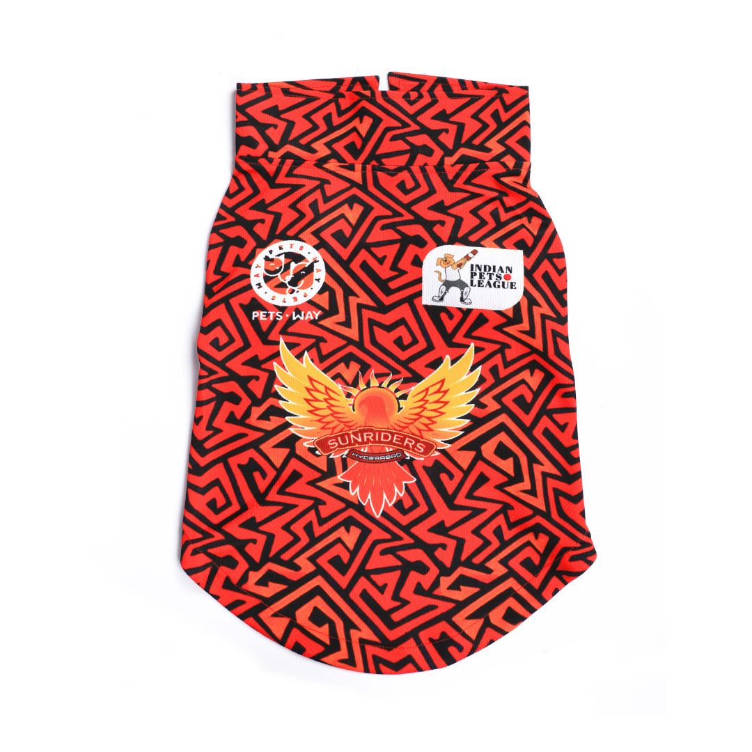 Sun Riders Hyderabad - SRH IPL Dog Jersey