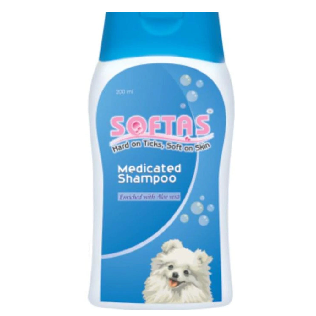 Intas Softas Tick & Flea Shampoo for Dogs