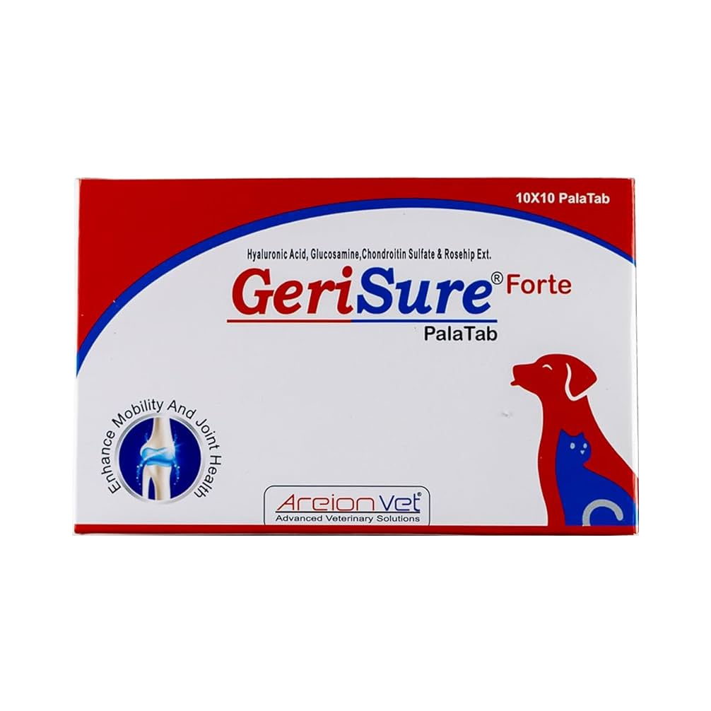 Areion Vet Gerisure Forte Tablets for Dogs and Cats (10 tablets)