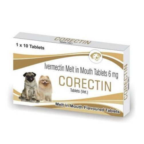 Corsie Corectin (Ivermectin) 6mg Tablets for Dogs and Cats