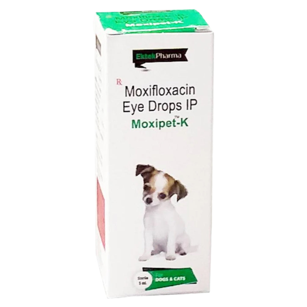 Ek Tek Moxipet K Eye Drops for Dogs and Cats
