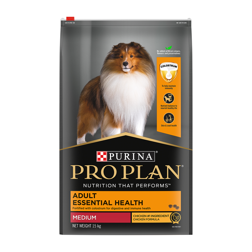 Purina Pro Plan Chicken Medium Breed Adult Dog Dry Food (New Improved Formula)