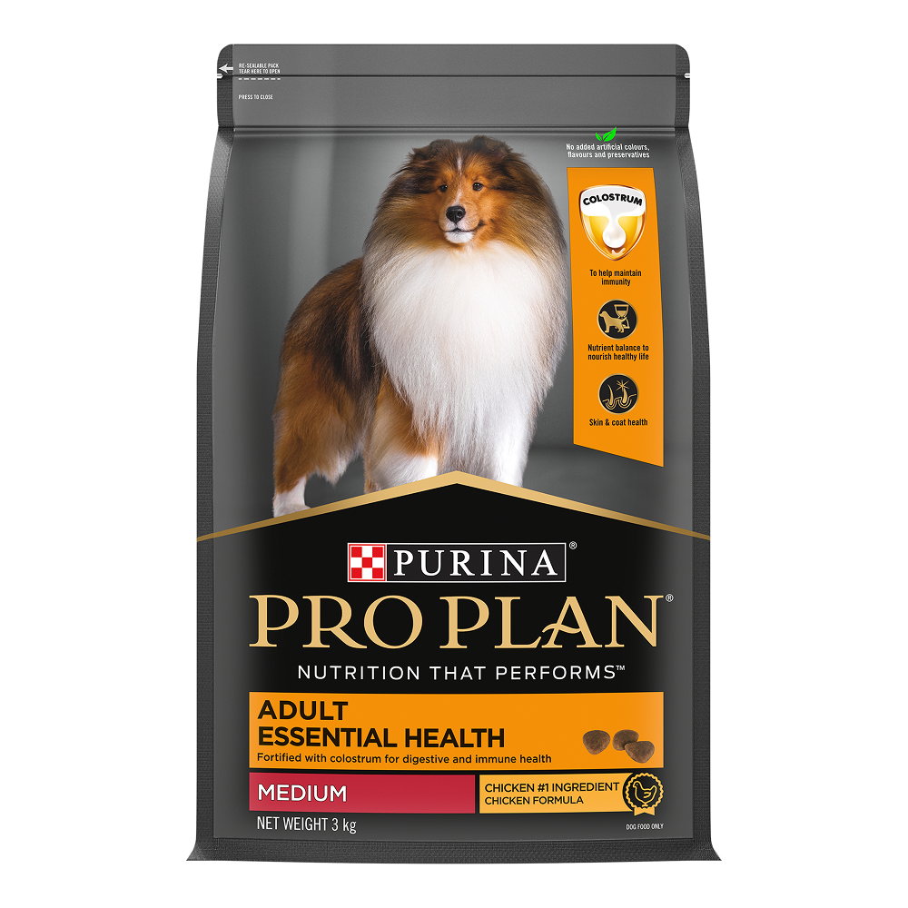 Purina Pro Plan Chicken Medium Breed Adult Dog Dry Food (New Improved Formula)