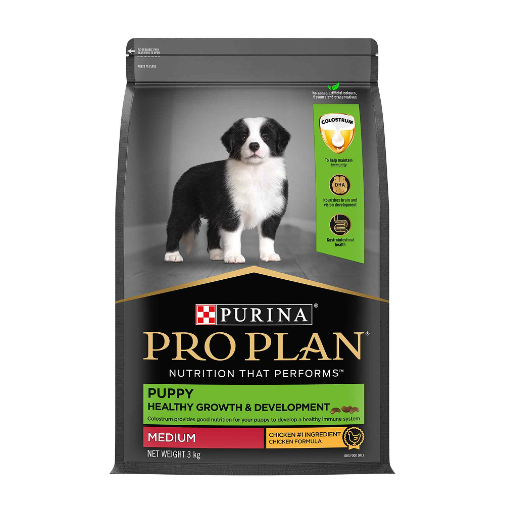 Purina Pro Plan Chicken Medium Breed Puppy Dog Dry Food (New Improved Formula)
