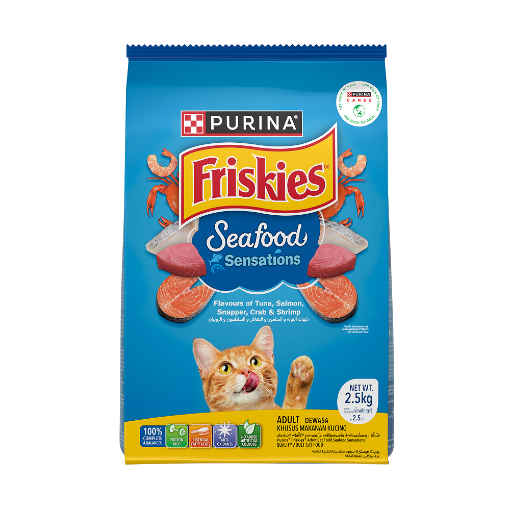Purnia Friskies Seafood Cat Dry Food