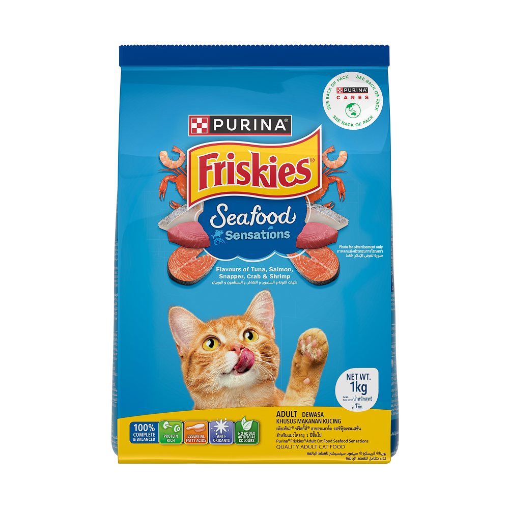 Purnia Friskies Seafood Cat Dry Food