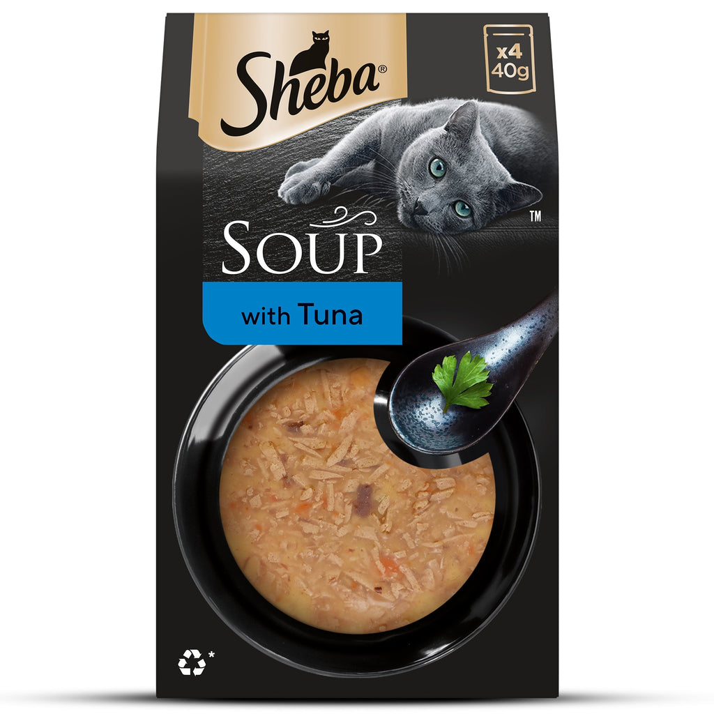 Sheba Soup with Tuna Adult Cat Wet Food