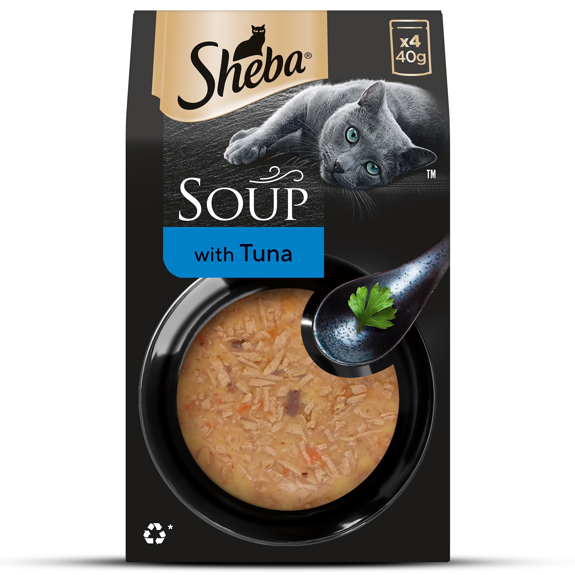 Sheba Soup with Tuna Adult Cat Wet Food
