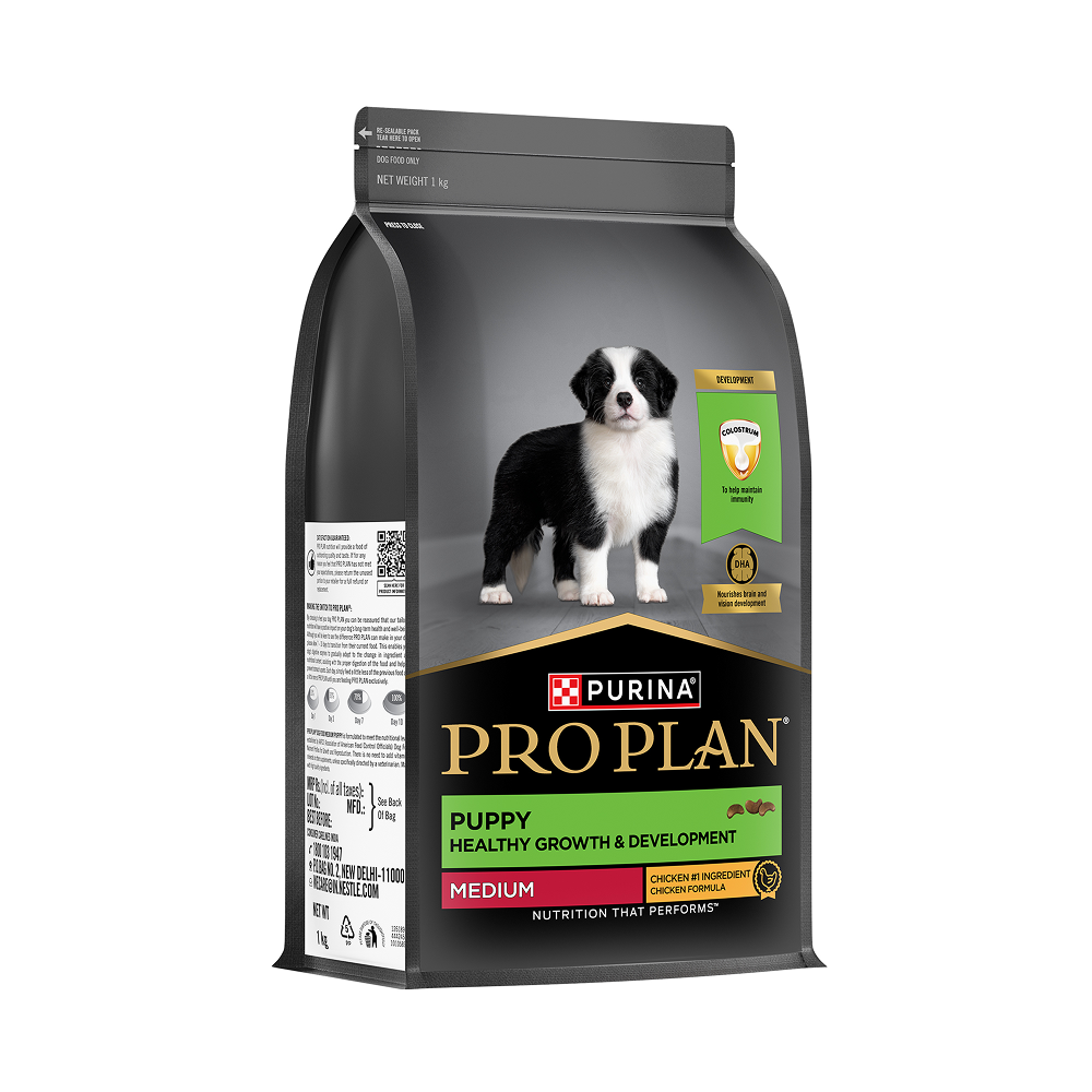 Purina Pro Plan Chicken Medium Breed Puppy Dog Dry Food (New Improved Formula)