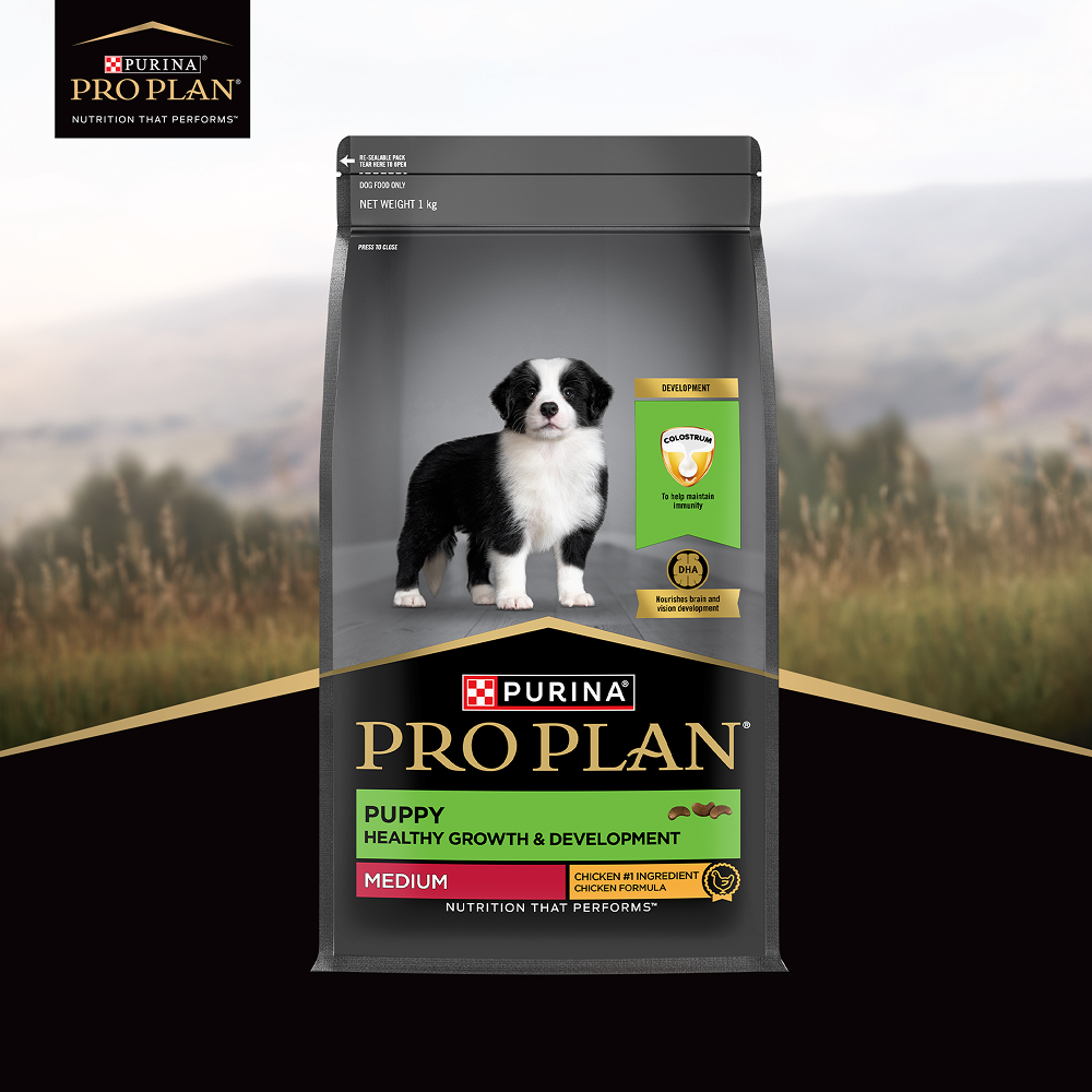 Purina Pro Plan Chicken Medium Breed Puppy Dog Dry Food (New Improved Formula)