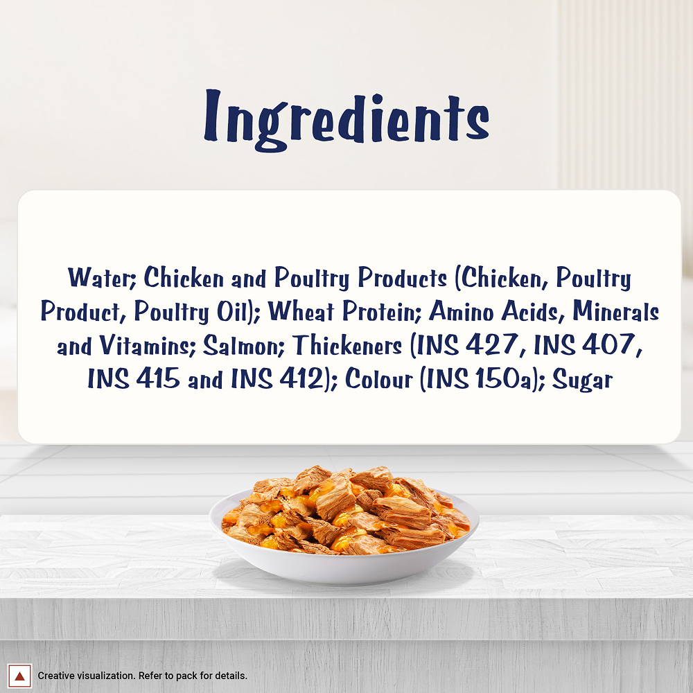 Purina Felix with Salmon in Jelly Adult Complete and Balanced Cat Wet Food